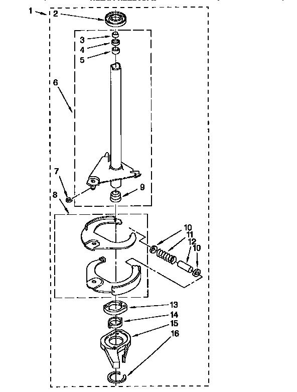 Brake and drive tube