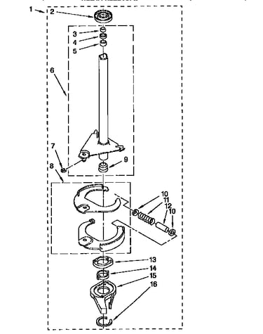 Brake and drive tube