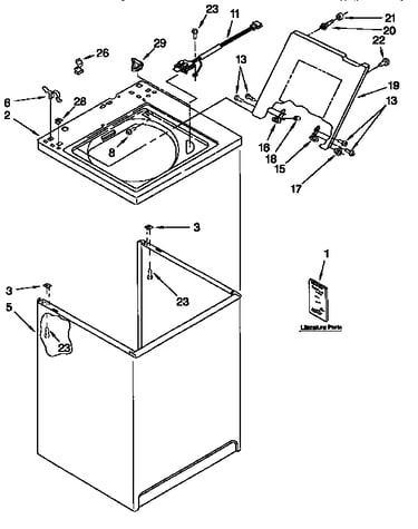 Top and cabinet