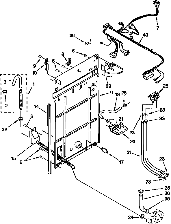 Rear panel
