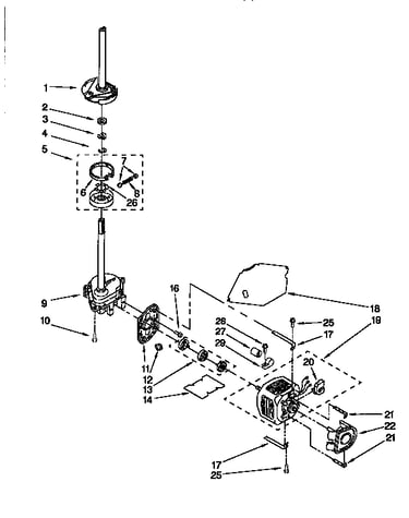 Motor and pump