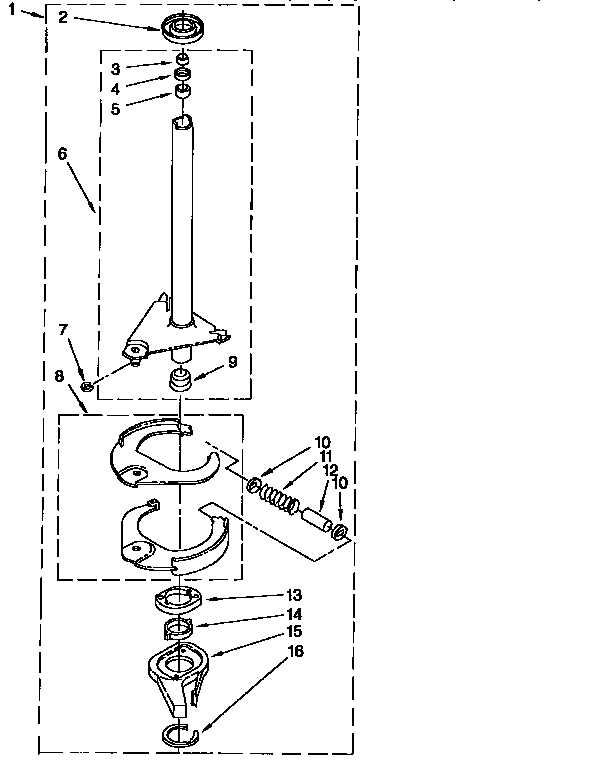 BRAKE AND DRIVE TUBE