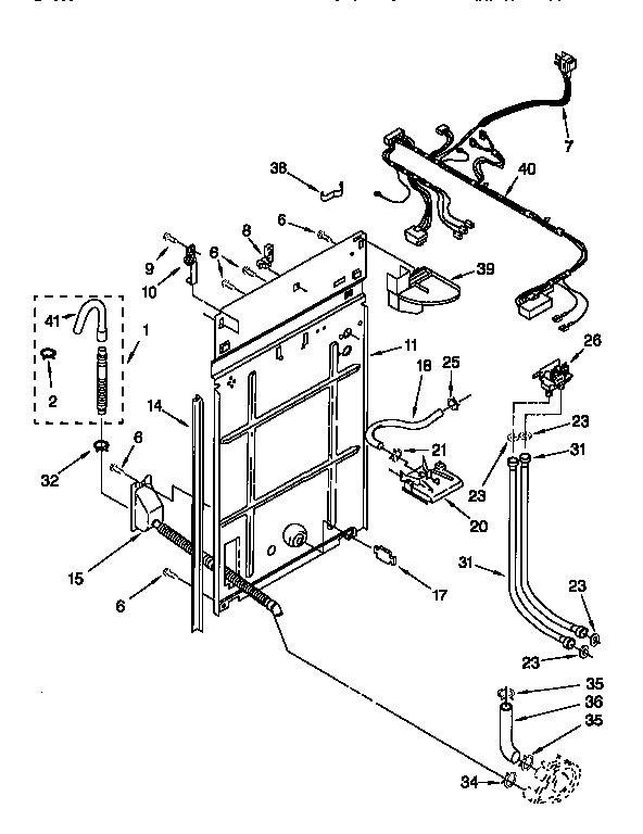 Rear panel