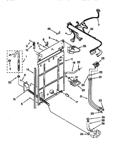 Rear panel