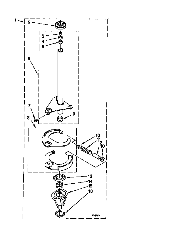 Brake and drive tube