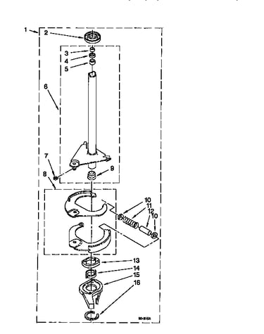 Brake and drive tube