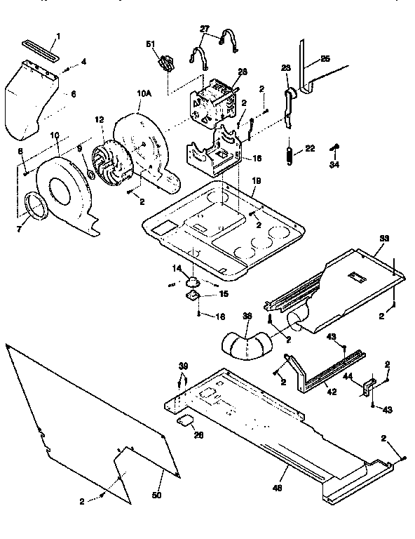 Blower and base