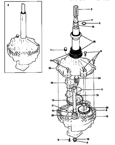 Gearcase/transmission