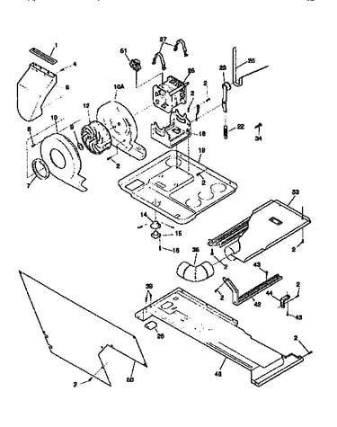 Blower and base