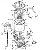 Tub, basket, and agitator