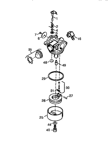 Carburetor no. 632750 (71/143)