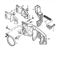McCulloch PRO MAC 320 600021-07 chain brake assemblies diagram