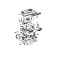 Hoover S3577 nozzle and motor assembly diagram