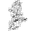 Hoover U6335-930 nozzle and motor assembly diagram