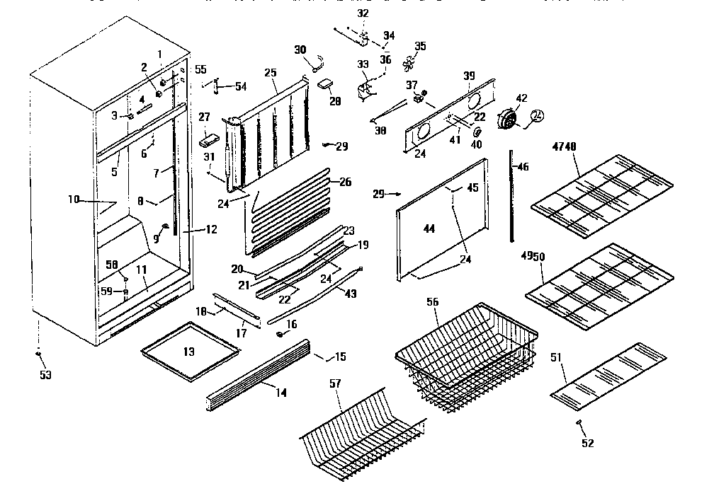 Freezer cabinet