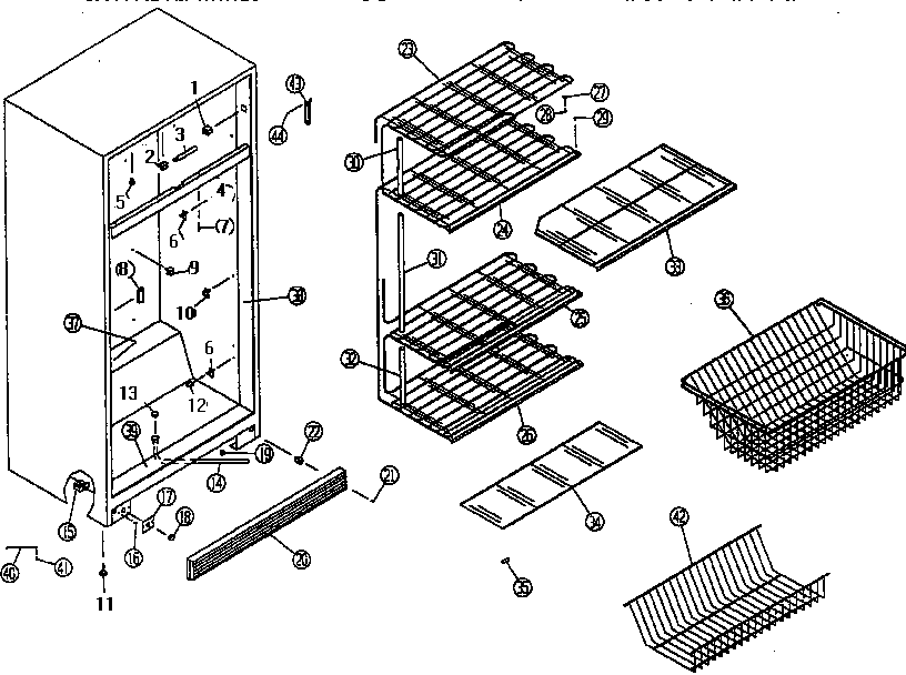 Freezer cabinet