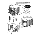 Coleman Evcon BRHS0603CB functional replacement parts diagram