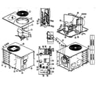 Coleman Evcon 4441A601 replacement parts diagram