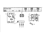 Coleman Evcon 7148A805 functional replacement parts diagram