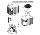 Coleman Evcon DRHQ0421CB unit parts diagram