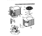 Coleman Evcon BRHQ0421CB functional replacement parts diagram