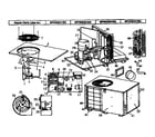 Coleman Evcon BPHH0421BA functional replacement parts diagram