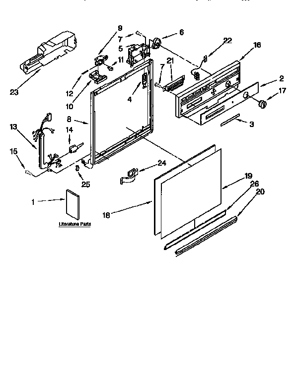 Frame and console