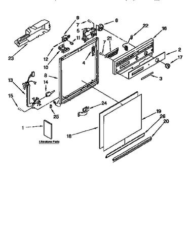 Frame and console