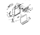 Kenmore 66516625691 frame and console diagram