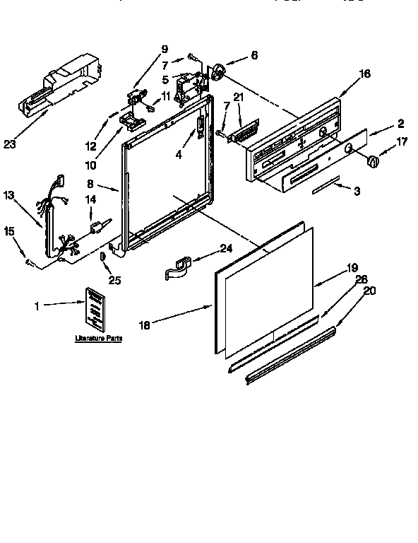 Frame and console