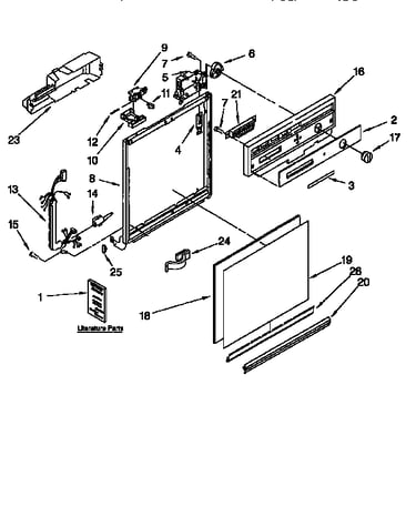 Frame and console