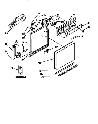 Frame and console