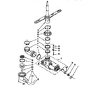 Kenmore 6651744993 pump and spray arm diagram