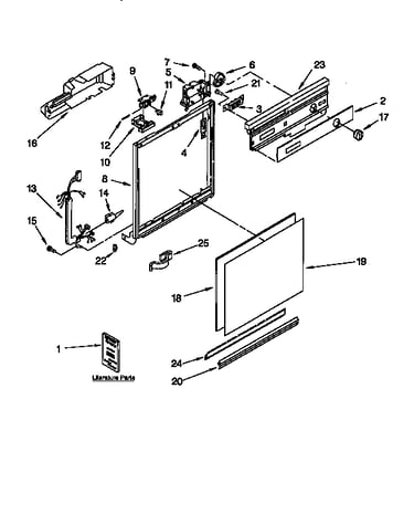 Frame and console
