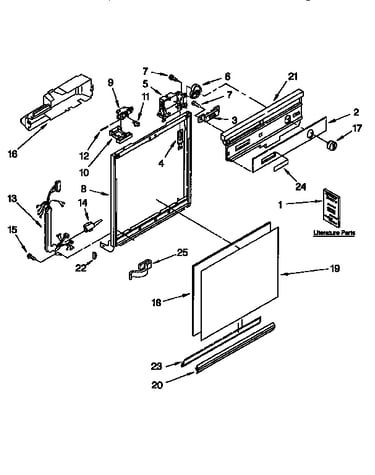 Frame and console