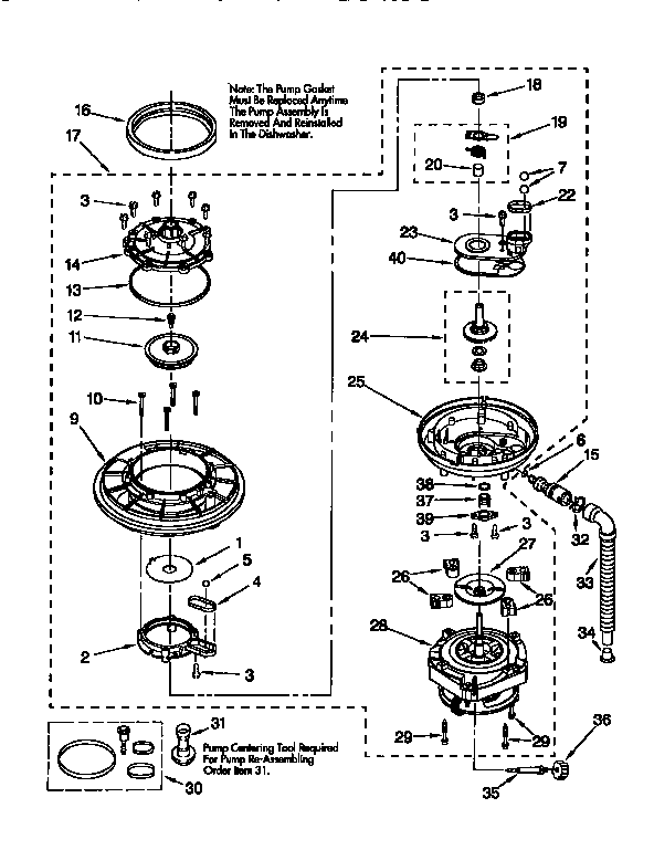 PUMP AND MOTOR