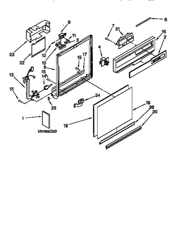 Frame and console