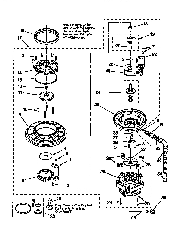 Pump and motor