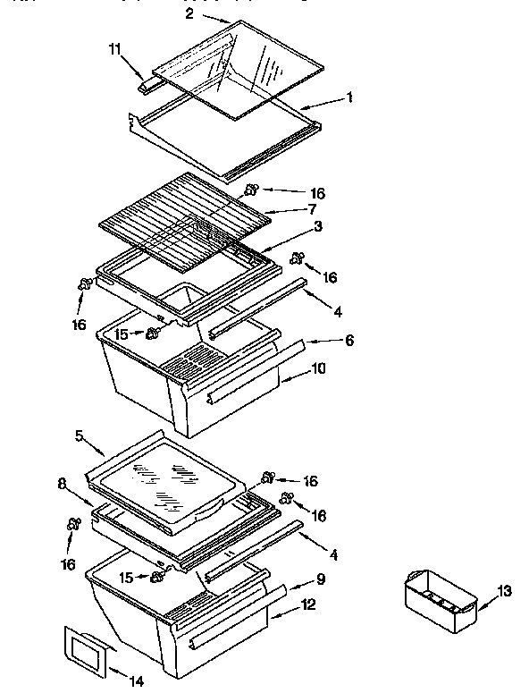 REFRIGERATOR SHELF