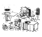 Coleman Evcon BPHH0601BA functional replacement parts diagram