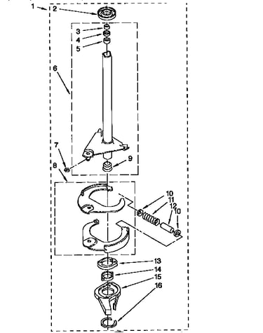 Brake and drive tube