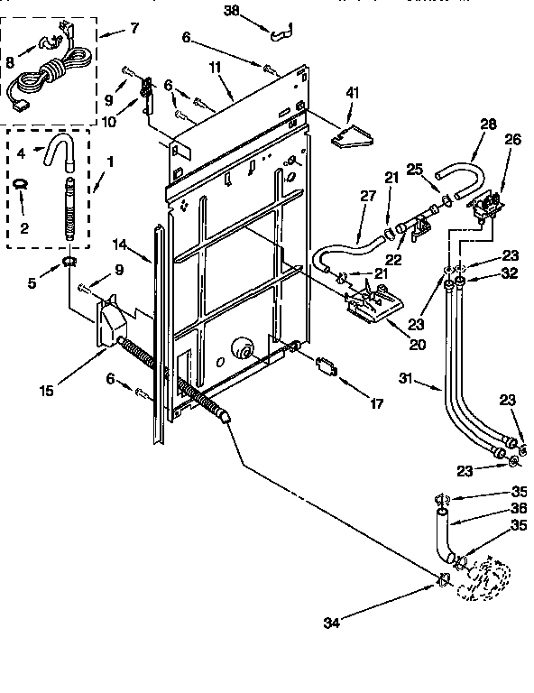 Rear panel