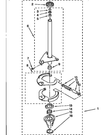 Brake and drive tube