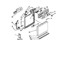 Kenmore 66515765691 frame and console diagram