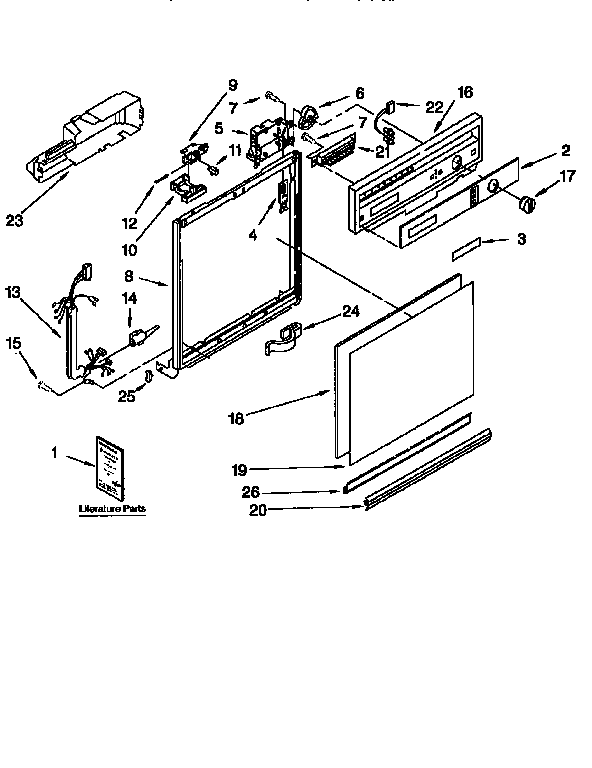 Frame and console