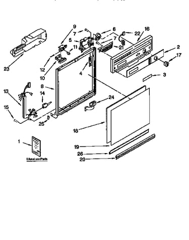 Frame and console