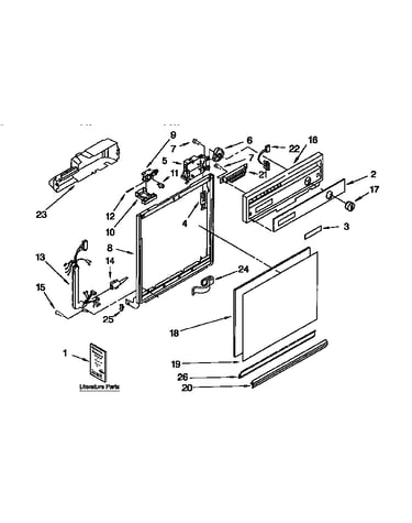 Frame and console