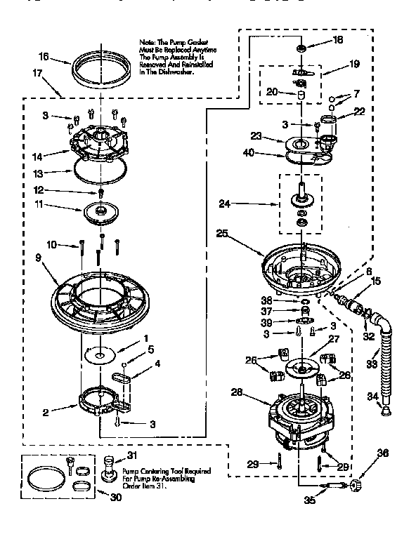 PUMP AND MOTOR