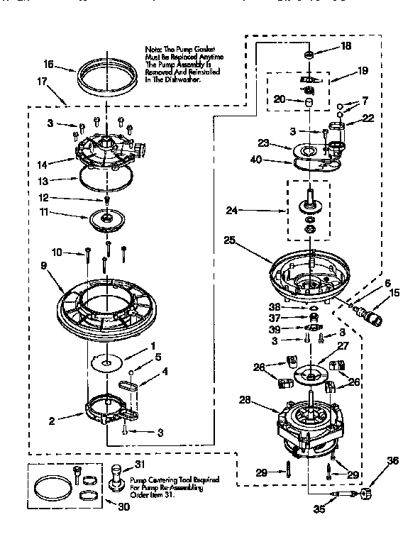 Pump and motor