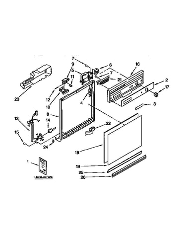 Frame and console